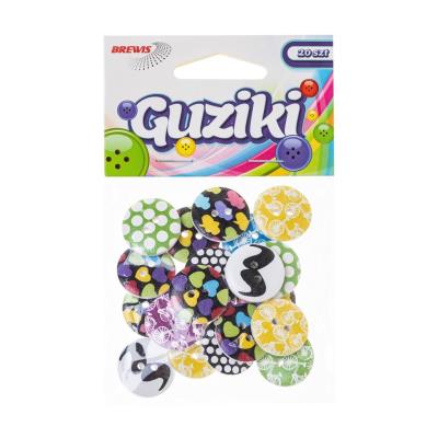 Guziki kolorowe wzory. Wydawca: Brewis. SmakLiter.pl Opakowanie Guziki kolorowe wzory