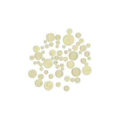 Opakowanie Guziki kreatywne białe 40g