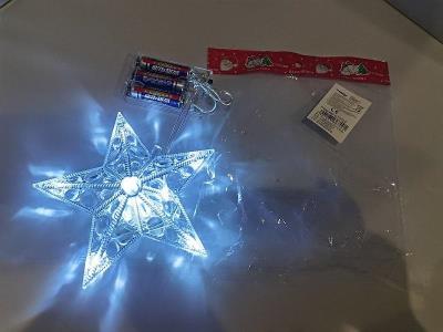 Opakowanie Gwiazda ze światłem LED na baterie