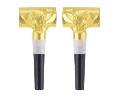 Opakowanie Gwizdki foliowe złote 4szt