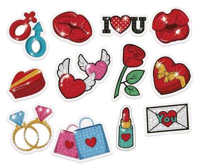 Opakowanie Haft diamentowy - naklejki love