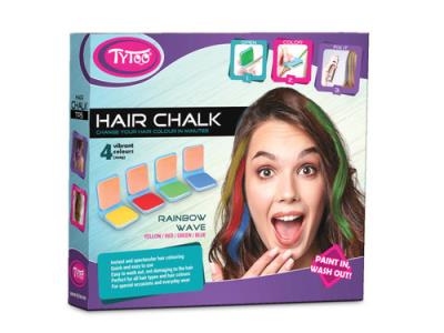 Opakowanie Hair chalk Kreda do włosów Zestaw tęczowy