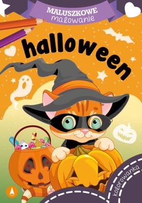 Halloween. Maluszkowe malowanie. Autor: Opracowanie zbiorowe. SmakLiter.pl Okładka książki Halloween. Maluszkowe malowanie