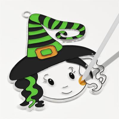 Opakowanie Halloweenowy witrażyk do malowania