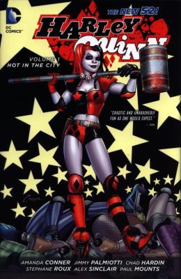 Harley Quinn : Hot in the City. Autor: Jimmy Palmiotti. SmakLiter.pl Okładka książki Harley Quinn : Hot in the City