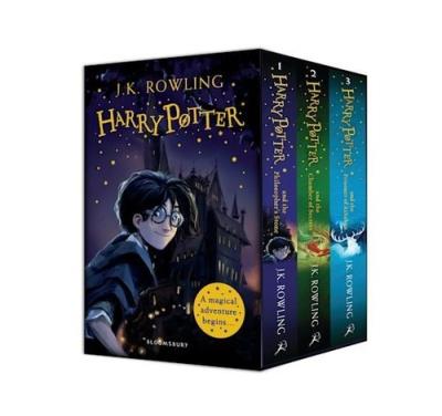 Harry Potter 1-3 Box Set: A Magical Adventure Begins. Autor: Rowling J.K.. SmakLiter.pl Okładka książki Harry Potter 1-3 Box Set: A Magical Adventure Begins