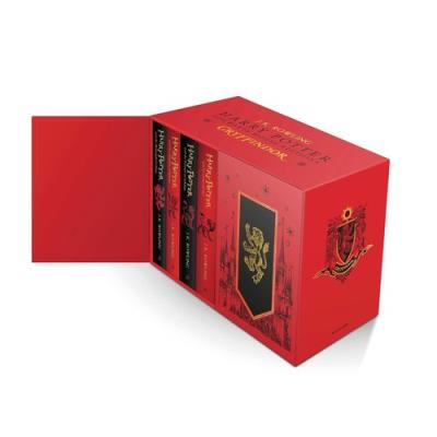 Harry Potter Gryffindor House Edition Hardback Box Set. Autor: Rowling J.K.. SmakLiter.pl Okładka książki Harry Potter Gryffindor House Edition Hardback Box Set
