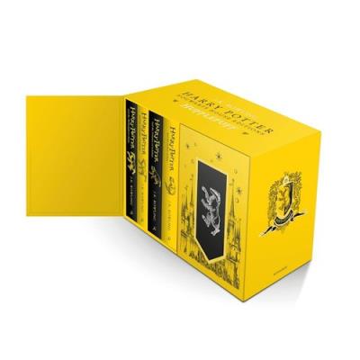 Harry Potter Hufflepuff House Editions Hardback Box Set. Autor: Rowling J.K.. SmakLiter.pl Okładka książki Harry Potter Hufflepuff House Editions Hardback Box Set