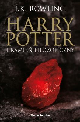 Harry Potter i kamień filozoficzny (czarna edycja). Autor: J. K. Rowling. SmakLiter.pl Okładka książki Harry Potter i kamień filozoficzny (czarna edycja)