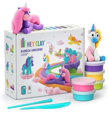 Hej Clay - Tęczowe jednorożce. Wydawca: TM Toys. SmakLiter.pl Opakowanie Hej Clay - Tęczowe jednorożce