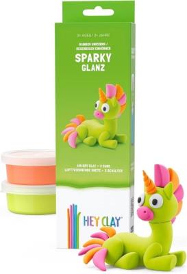 Hej Clay - Tęczowy Jednorożec Sparky. Wydawca: TM Toys. SmakLiter.pl Opakowanie Hej Clay - Tęczowy Jednorożec Sparky