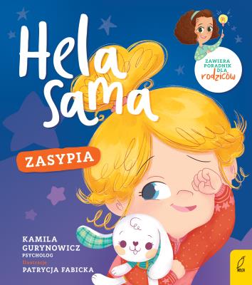 Hela sama. Zasypia. Autor: Gurynowicz Kamila. SmakLiter.pl Okładka książki Hela sama. Zasypia