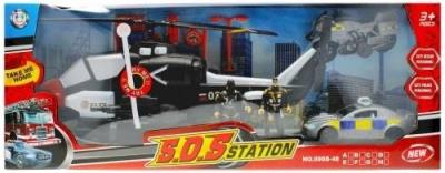 Opakowanie Helikopter na baterię policja z akcesoriami