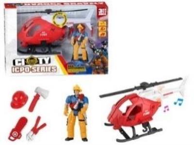Opakowanie Helikopter + strażak