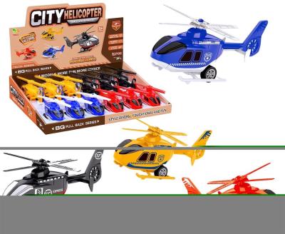 Helikopter z napędem typu pull-back MIX. Wydawca: Trifox. SmakLiter.pl Opakowanie Helikopter z napędem typu pull-back MIX