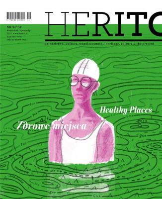 Okładka książki Herito nr 51-52 Zdrowe miejsca