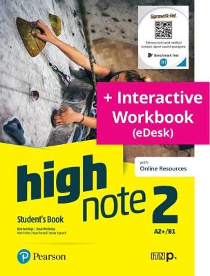 Okładka książki High Note 2 SB MyEnglishLab + kod + Benchmark