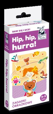 Okładka książki Hip, hip, hurra! Zagadki obrazkowe. Kapitan Nauka wyd. 3