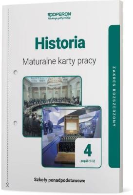 Historia 4 Maturalne karty pracy część 1 i 2 Liceum i technikum zakres rozszerzony. Autor: Badowicz Maciej, Balicki Adam. SmakLiter.pl Okładka książki Historia 4 Maturalne karty pracy część 1 i 2 Liceum i technikum zakres rozszerzony
