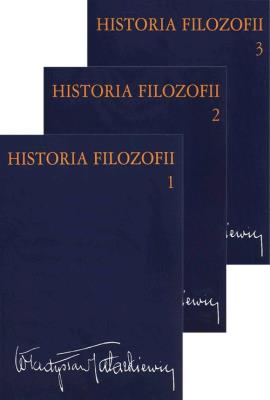 Historia filozofii. Tom 1-3.. Autor: Tatarkiewicz Władysław. SmakLiter.pl Okładka książki Historia filozofii. Tom 1-3.