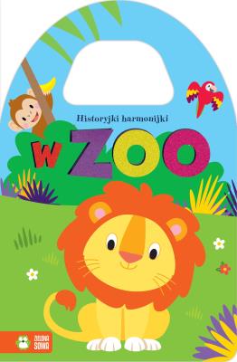Historyjki harmonijki. W zoo. Autor: Opracowanie zbiorowe. SmakLiter.pl Okładka książki Historyjki harmonijki. W zoo