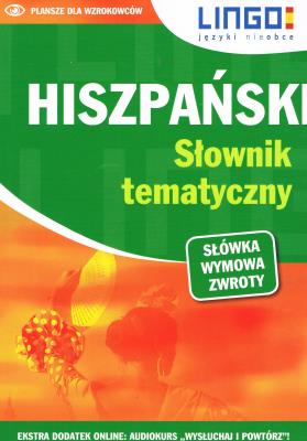 Okładka książki Hiszpański. Słownik tematyczny. Ksiazka+MP3