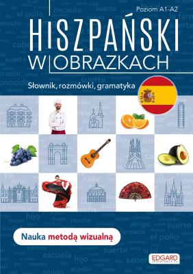 Okładka książki Hiszpański w obrazkach. Słownik, rozmówki..