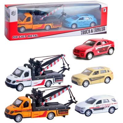 Opakowanie Holownik z autem metalowy pull back MIX