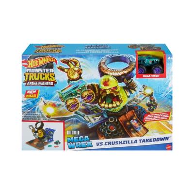 Hot Wheels Monster Trucks Arena Smashers. Wydawca: Mattel. SmakLiter.pl Opakowanie Hot Wheels Monster Trucks Arena Smashers