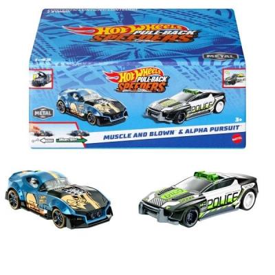 Opakowanie Hot Wheels Pull-Back Speeders Zestaw 2 pojazdy