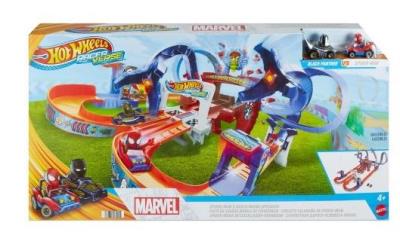 Opakowanie Hot Wheels RacerVerse Marvel Pajęczynowy tor