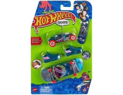 Opakowanie Hot Wheels Skate Deskorolka + buty + auto HGT73