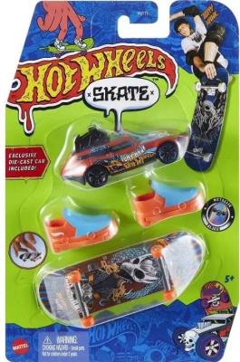 Opakowanie Hot Wheels Skate Deskorolka + buty + auto HNG55