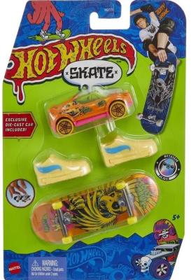 Opakowanie Hot Wheels Skate Deskorolka + buty + auto HNG59