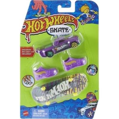Opakowanie Hot Wheels Skate Deskorolka + buty + auto HNG64