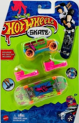 Opakowanie Hot Wheels Skate Deskorolka + buty + auto HNG65