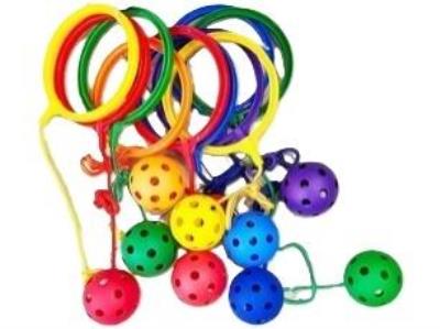 Opakowanie Hula hop na nogę 6 kol mix