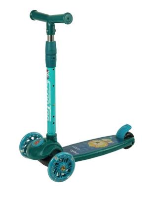 Opakowanie Hulajnoga balans. trójkołowa świecąca zielona lew