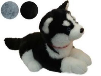 Husky pluszowy leżący 35cm mix. Wydawca: Czapska. SmakLiter.pl Opakowanie Husky pluszowy leżący 35cm mix