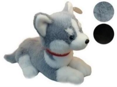 Husky pluszowy leżący 45cm mix. Wydawca: Czapska. SmakLiter.pl Opakowanie Husky pluszowy leżący 45cm mix