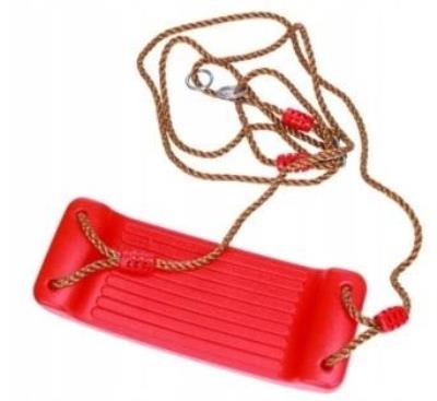 Huśtawka plastikowa. Wydawca: Macyszyn Toys. SmakLiter.pl Opakowanie Huśtawka plastikowa