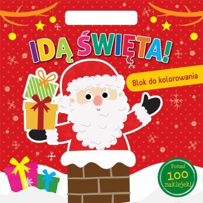 Okładka książki Idą Święta. Blok do kolorowania