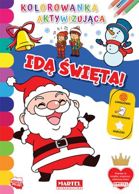 Okładka książki Idą święta. Kolorowanka aktywizująca