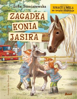 Ignacy i Mela na tropie złodzieja. Zagadka konia Jasira. Autor: Staniszewska Zofia. SmakLiter.pl Okładka książki Ignacy i Mela na tropie złodzieja. Zagadka konia Jasira
