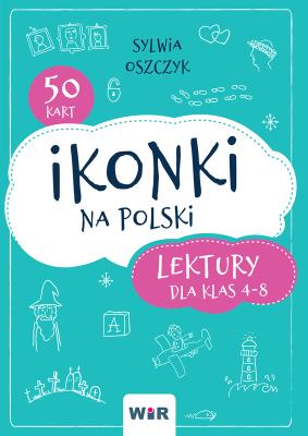 Okładka książki Ikonki na polski. Lektury dla klas 4-8