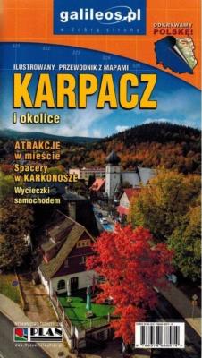 Ilustrowany przewodnik - Karpacz w.2024. Autor: Papaj Marcin. SmakLiter.pl Okładka książki Ilustrowany przewodnik - Karpacz w.2024