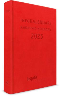 Okładka książki infoKALENDARZ kadrowo-księgowy 2023