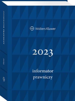 Okładka książki Informator Prawniczy A5 2023 (granatowy)