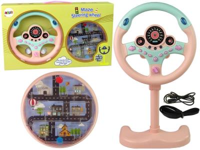 Opakowanie Interaktywna kierownica różowa