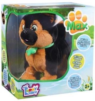 Interaktywny piesek Max niemiecki. Wydawca: TM Toys. SmakLiter.pl Opakowanie Interaktywny piesek Max niemiecki